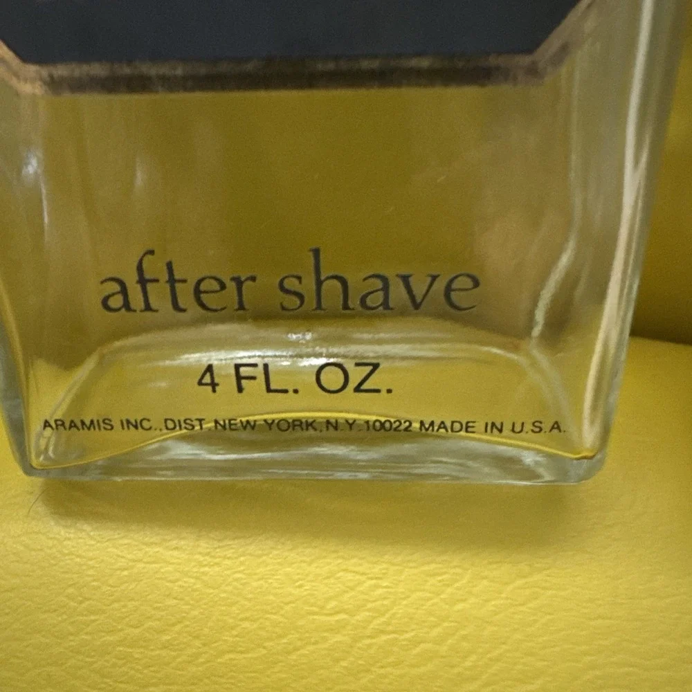 Empty Aramis After Shave 4oz & Malt Shampoo 2oz Vintage Movie Prop Collectible